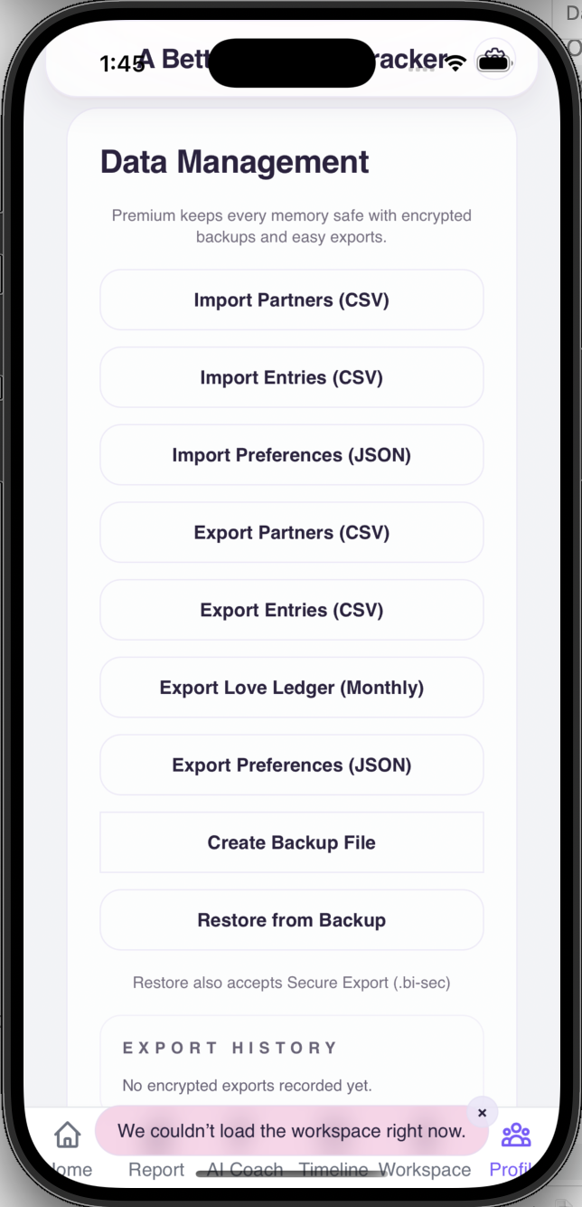 Privacy controls preview